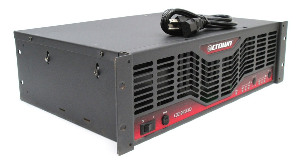 Crown CE2000 Professional 2-CH Power Amplifier 400W/CH @ 8-Ohms CE 2000-A
