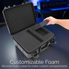 Casematix Hard Microphone Case fits Shure & Sennheiser Wireless Mic Systems