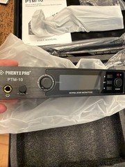 Phenyx Pro UHF Stereo Wireless in Ear Monitor System, Wireless IEM, 900MHz Ba…