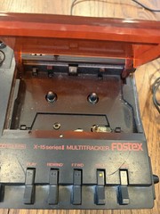 Fostex X-15 Multitracker Cassette Tape Recorder 4 Track with power supply