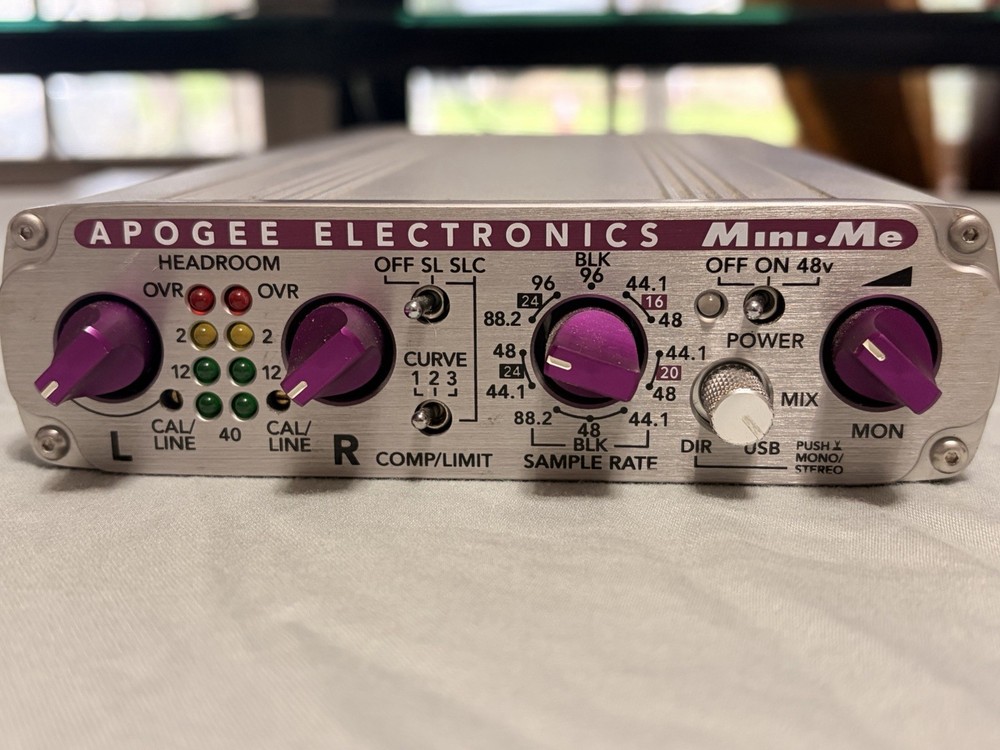Apogee Mini-Me 2ch FireWire Audio Interface 24-bit/96kHz 48V AES/EBU S/PDIF