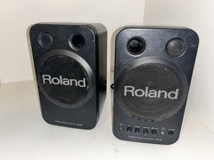 Roland MA-8BK Active Studio Monitor Speaker Pair 2.0 Wired RCA Black
