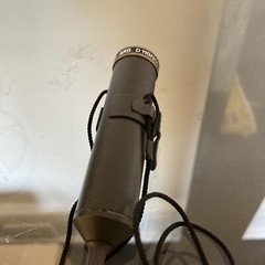 Vintage AKG D110/200 Ohms Lavalier Microphone W/cable .original Case & Box