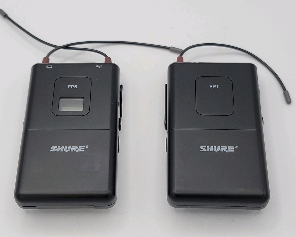 Shure Wireless Transmitter & Receiver Body Pack Set | FP1 G5 & FP5 G5 494-518MHz