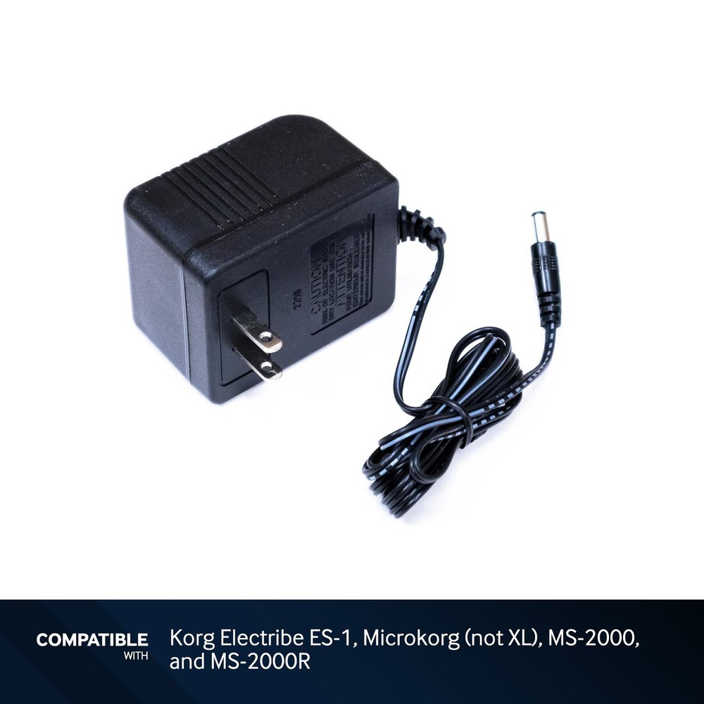 Power Adapter for Korg Electribe ES-1, Microkorg (not XL), MS-2000, MS-2000R