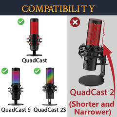 Protective Microphone Foam Cover Pop Filter for Hyperx Quadcast/Quadcast S/Quadc