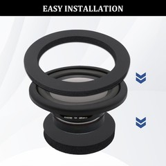 Waterproof Speaker Foam Enhancer – 6.5″ Rings for Superior In-Car Audio