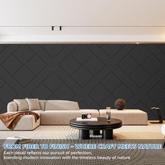 6-Pack 3D Wall Panels Sound Proof Foam for Walls – CIUIUTIC Black Style 5
