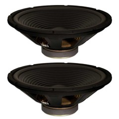 2 Goldwood Sound GW-215/40/8 OEM 15″ Woofers 300W each 8ohm Replacement Speakers