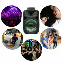 Portable 1000W Bluetooth Speaker Super Bass Stereo Loud AUX FM USB W/Mic Remoter