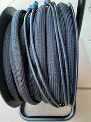 100 FT 4 Channel CAT-5 Snake Tactical Shielded w/Neutrik Ethercon Digitalon Reel