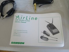Samson AP1B Airline Bass Wireless System UHF Receiver Ch U4 Made in Japan.