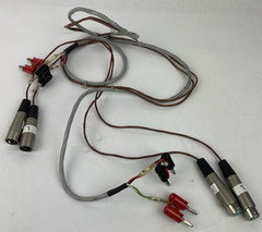 2 x Switchcraft XLR Female + 2 Dual Banana Plug Male to 2 x XLR Male + 2 Banana