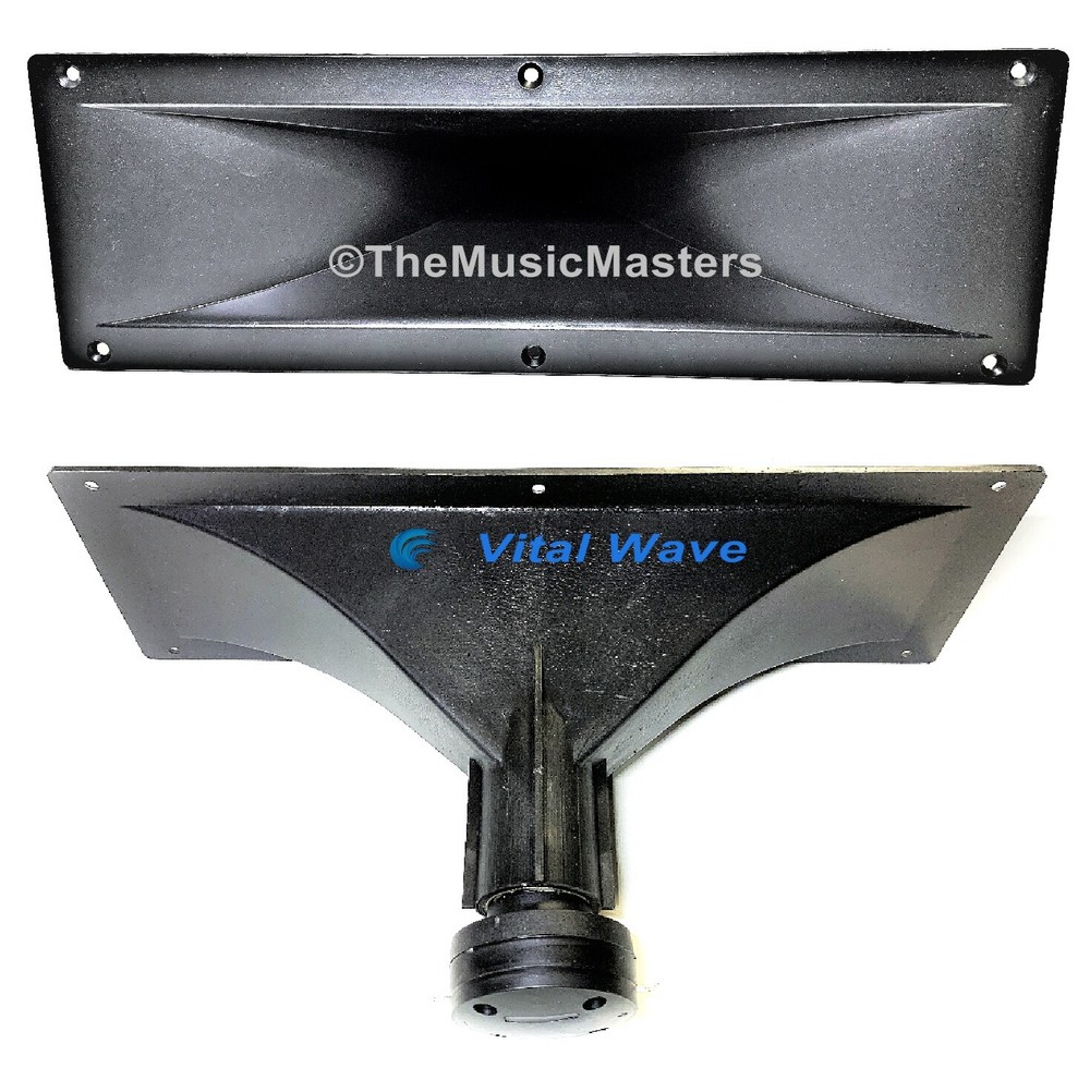 One Pair 5×15 Inch Piezo Flush Mount Horn TWEETERS Home Car Pro Studio Speakers