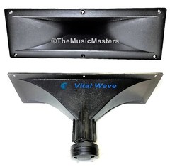 One Pair 5×15 Inch Piezo Flush Mount Horn TWEETERS Home Car Pro Studio Speakers