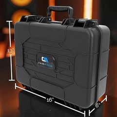 17″ Hard Shell Audio DJ Mixer Travel Case for Behringer Xenyx Q1202USB X1204USB