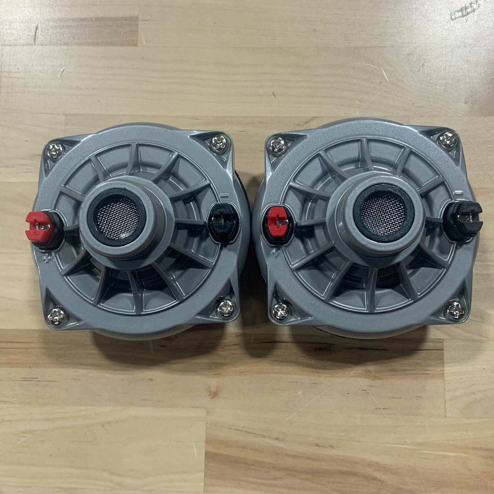 (2) USED SKAR AUDIO PD1-X 1-INCH 200 WATT HIGH EFFICIENCY COMPRESSION HORN