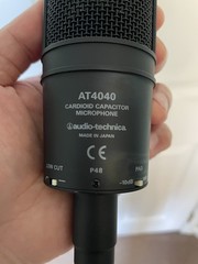 Audio-Technica AT4040 Cardioid Condenser Microphone with Shock Mount