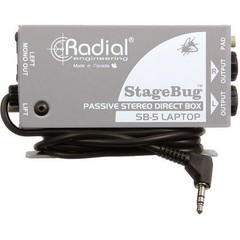 Radial Engineering Stagebug SB 5 Laptop Compact Stereo DI