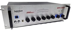 RadioShack MPA-250A PA Stereo Amplifier 250 Watt 250W Rack Mount Amp – Tested