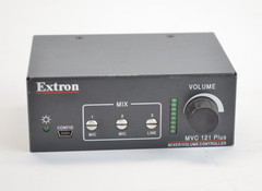 Extron Model MVC 121 Plus Mic Line MIxer/Volume Controller No Power Supply