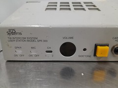 RTS Systems TW Intercom System User Station Model SPK-300