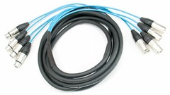 Elite Core PEX415 15′ 4-Channel XLRM Fan to XLRF Fan Extension Snake