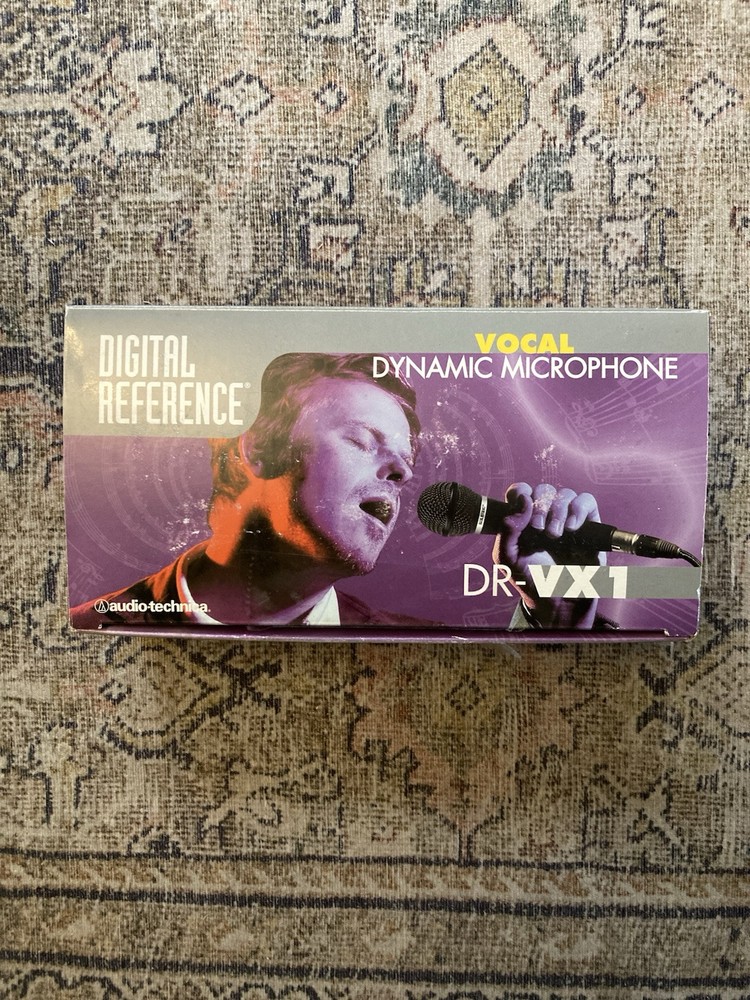 Audio Technica Digital Reference Vocal Dynamic Microphone DR-VX1 NIOB Tested