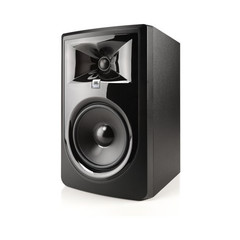 JBL 305P MkII Powered 5 In Two Way Studio Monitor Pair Bundle with Stands