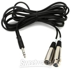 Hosa SRC-203 Insert Cable – 1/4″ TRS Male to XLR Male/Female – 9′