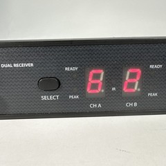 Samson CR288 UHF Dual Wireless Receiver Only With AC Adapter In Black ***READ***
