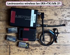 5 Lectrosonics UCR 195 D wireless lav (Blocks 19, 21, 22, 23)