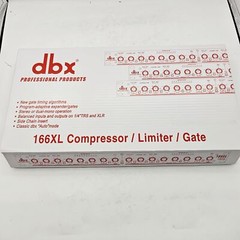 New DBX 166XL Compressor Limiter/Gate Effects DSP Processor Free Shipping