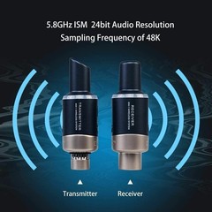 JOYO 5.8GHz Wireless Microphone System XLR Transmitter Receiver 100FT Range NEW!