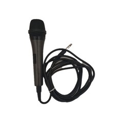 Microphone Long Cord Plug in High Grade Low Noise 9″ Gray Mic Tested.