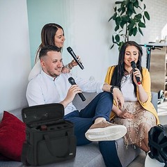 Comfortable and Impact-Resistant Microphone Case – Store 4 Mics Safely on the Go