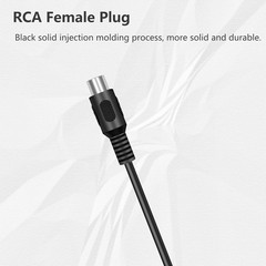 4 Pack RCA Female to Speaker Wire, Plug Adapter Connector Bare…