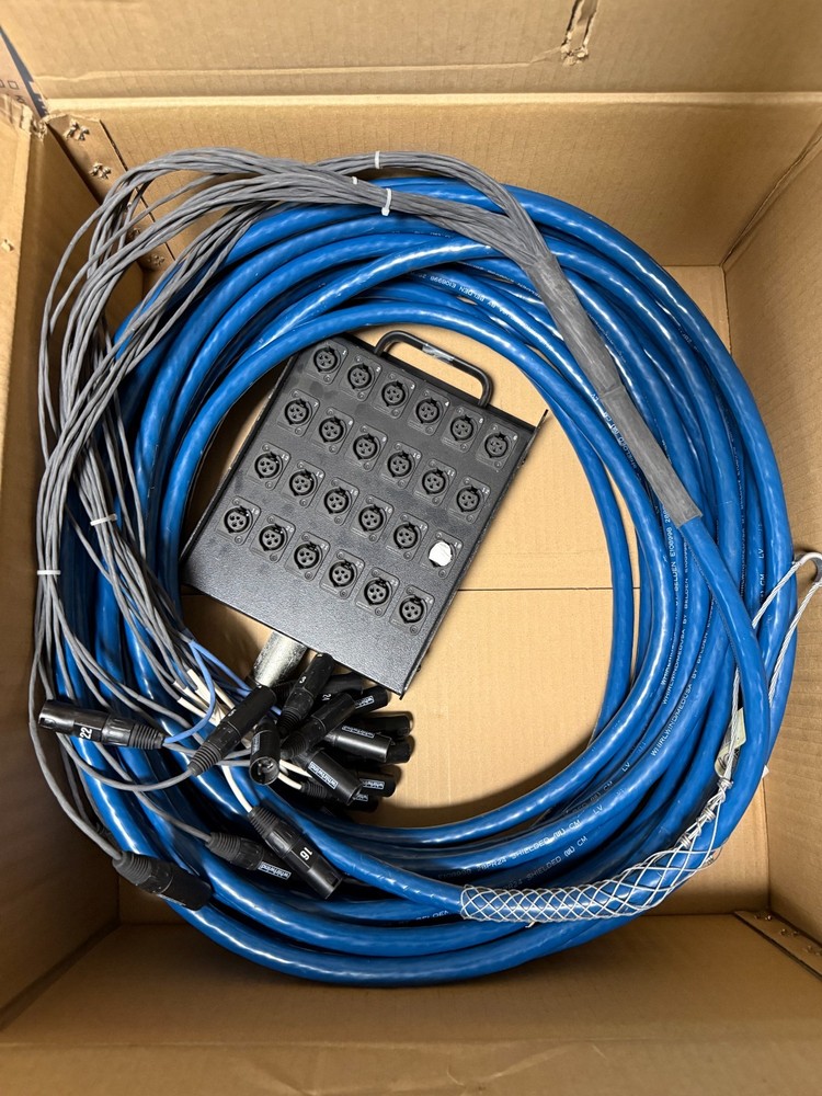 Whirlwind – Snake, 24 XLR inputs, no returns, Tested/working (Except ch 18)