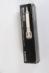 Sony ECM-210M Electret Condenser Microphone Vintage Japan w/ Box Stand d4