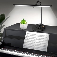 Piano Light, Upgraded LED Lamp for Grand/Upright & Digital Large, Black