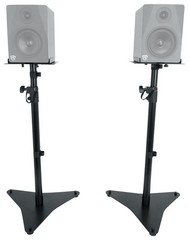 (2) Rockville APM6C 6.5″ 350w Powered Studio Monitors Speakers+Adjustable Stands
