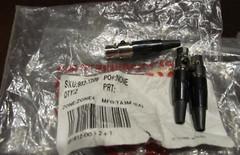 (1) Switchcraft TA3M 3 Pin Mini Microphone Connector