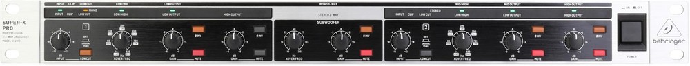 Behringer Super-X Pro CX2310 V2 Multi-channel Crossover with Subwoofer Output