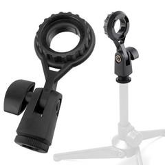 Microphone Holder Desktop Mic Stand Microphone Accessories Black 95mm Height …
