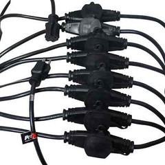 ProX 52 ft lighting Stage Power Multi-Outlet Stringer AC 3Prong Outlets 14 AWG