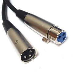 6 Pack Lot XLR Shielded Balanced Microphone Mic Audio Cable Male to Female 25ft