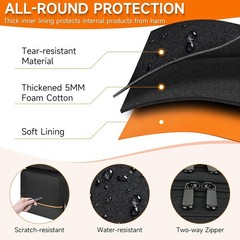 Audio Mixer Backpack Case Fits RODECaster Pro Mixer DJ Podcast Travel Storage