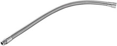 Chrome 19 inch Flexible Microphone GOOSENECK Stand Mount DJ PA Mic Holder Mount