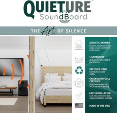 Quieture Acoustic Panels – 12 Sound Absorbing Fiberboard for Soundproofing