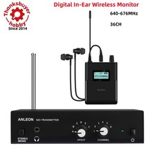 ANLEON S2D Digital In-Ear Wireless Monitor RF Transmitter Receiver 640-676MHz